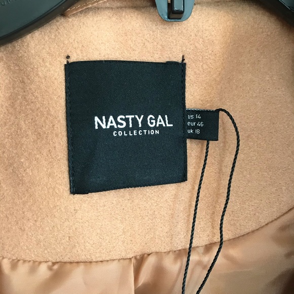 Belted wool button coat - Picture 7 of 8